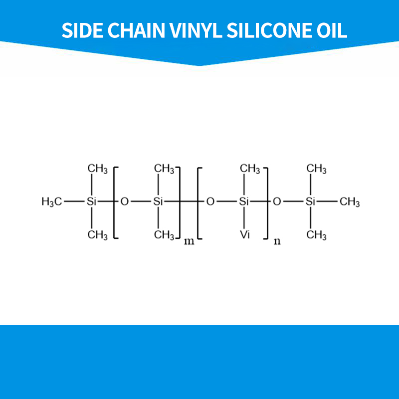 Side chain vinyl silicone oil
