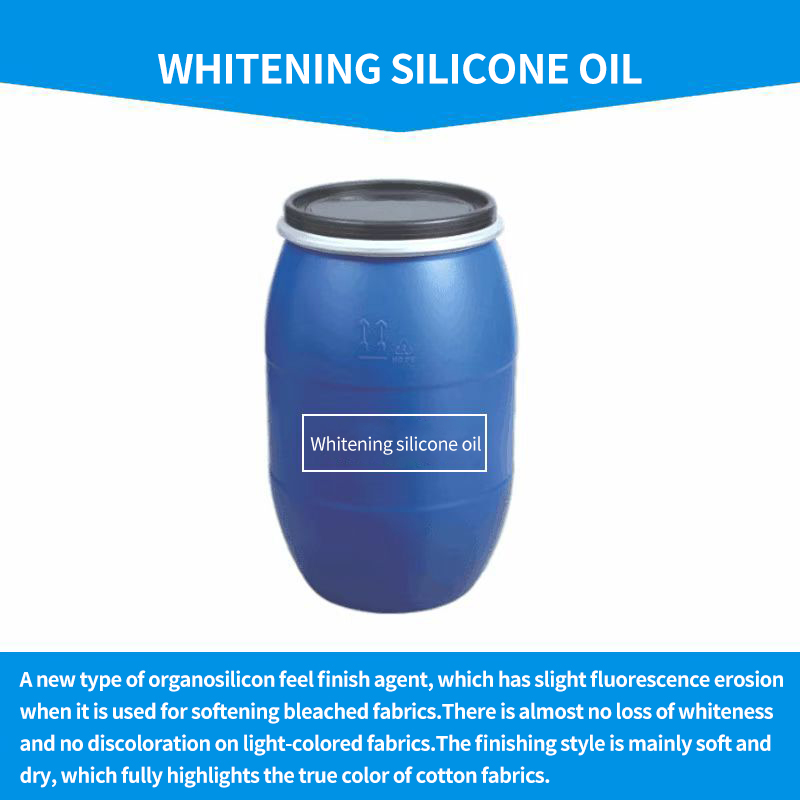 Whitening silicone oil