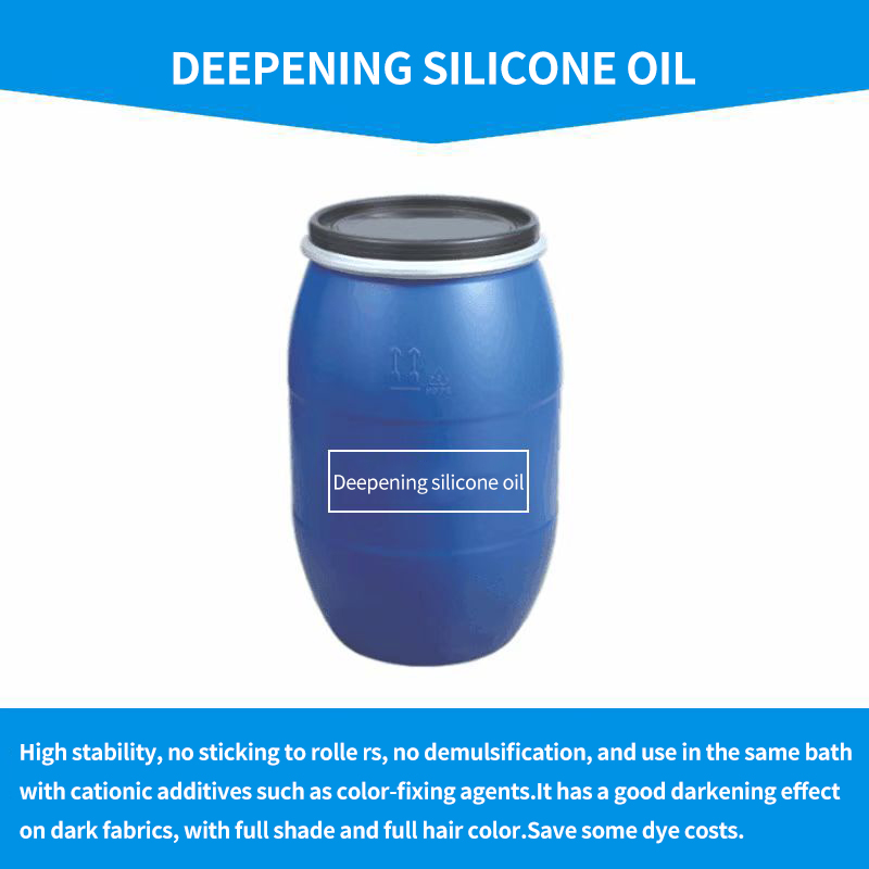 Deepening silicone oil
