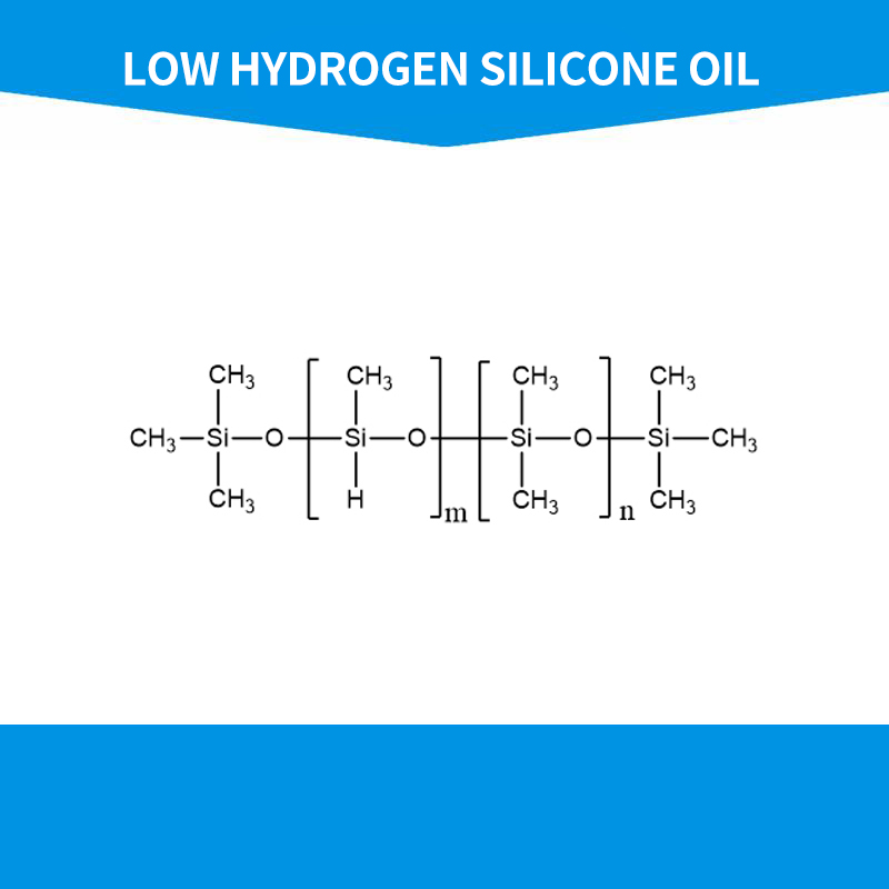 Low-hydro silicone oil